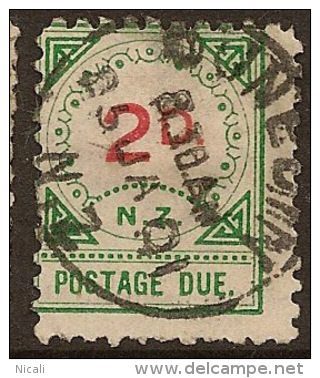 NZ 1899 2d Postage Due Large D SG D11 U ZP135 - Strafport