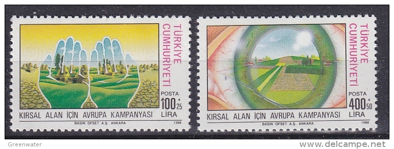 Turkey 1988 Nature Protection 2v ** Mnh (18314) - Unused Stamps