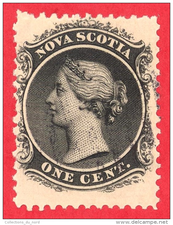 Canada Nova Scotia -  # 8 - 1 Cent - Mint - Dated  1860 - Queen Victoria / Reine Victoria - Nuevos