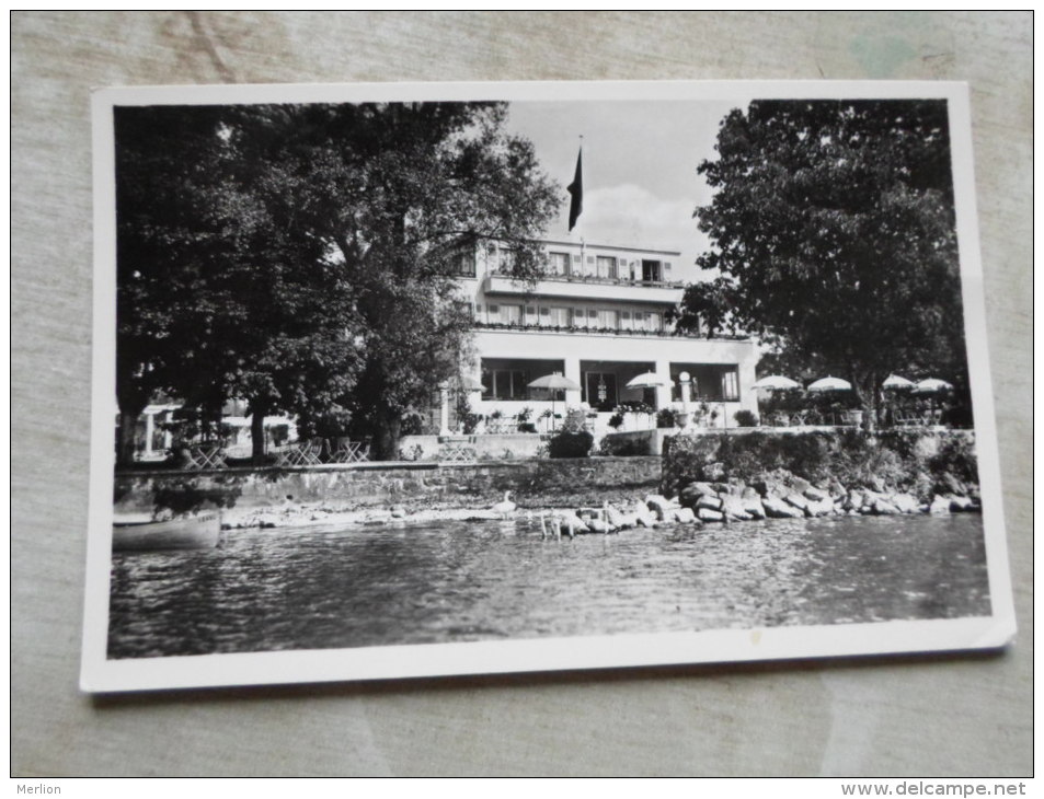 CH -Suisse -GE  GE - Port De Celigny - Pension Restaurant  Hotel  Les Rives D' Or  (Geneve)  RPPC   D127998 - Céligny