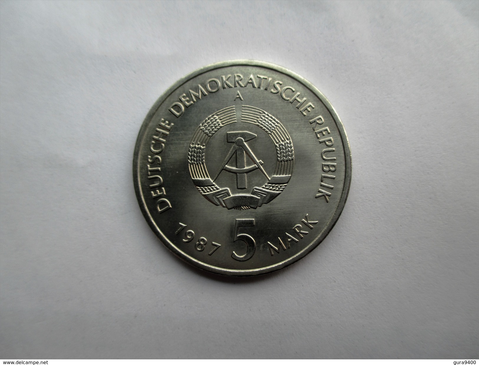 DDR 5 Mark, 1987 Berlin - Nikolai Quarter - 5 Mark