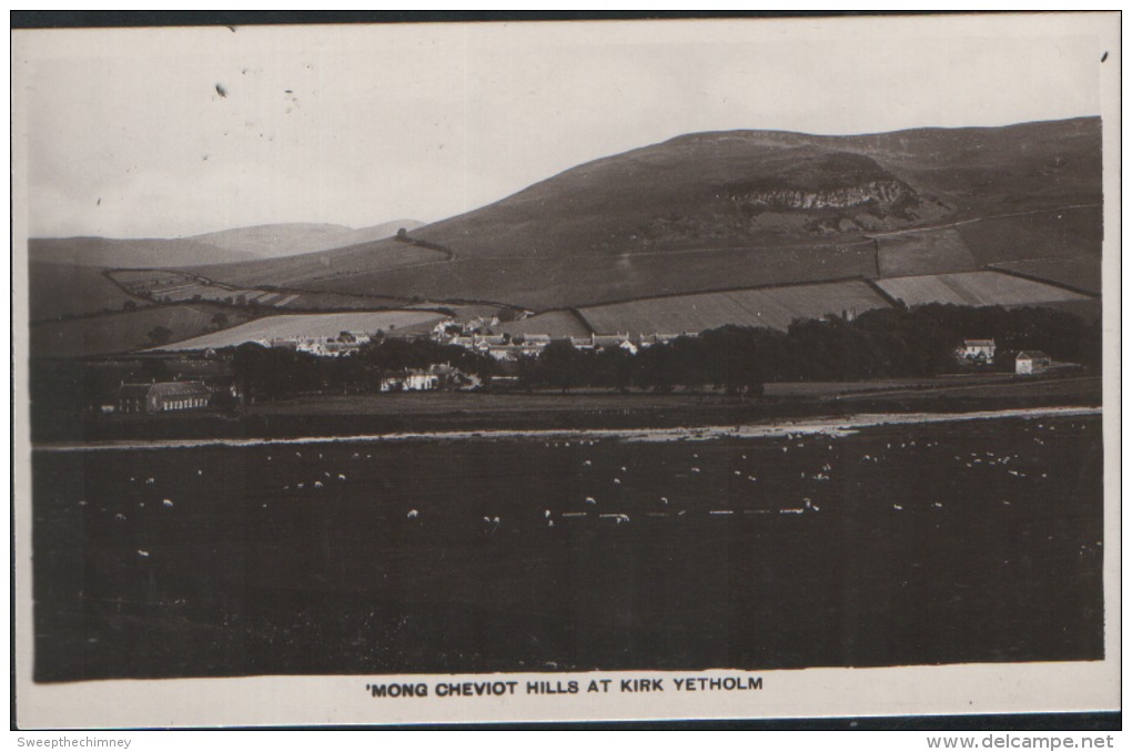 RP MONG CHEVIOT HILLS AT KIRK YETHOLM  A & W Easton Jedburgh Unused - Roxburghshire