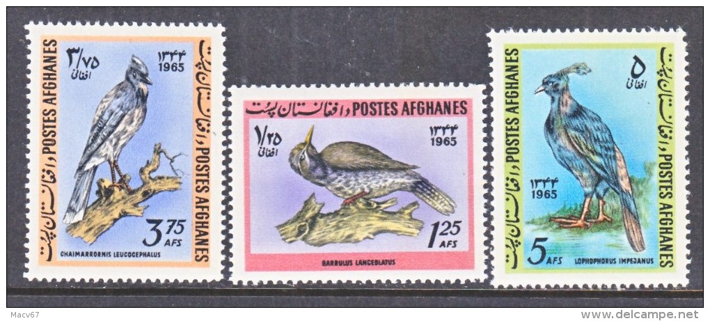 AFGHANISTAN   707-9     **  BIRDS - Afghanistan