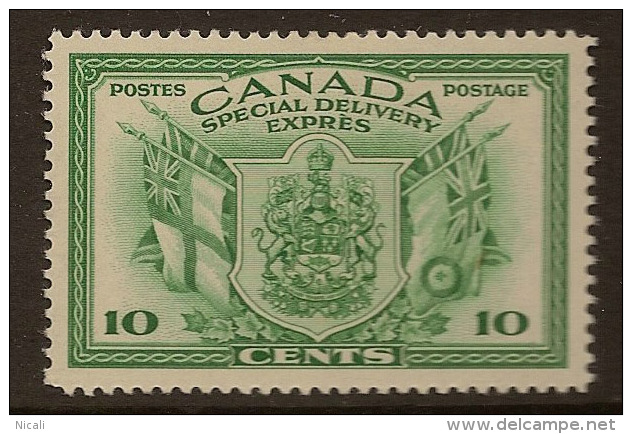 CANADA 1942 10c Special Delivery SG S12 HM YF35 - Roulettes