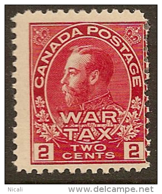 CANADA 1915 2c War Tax SG 229 HM #AX12 - War Tax