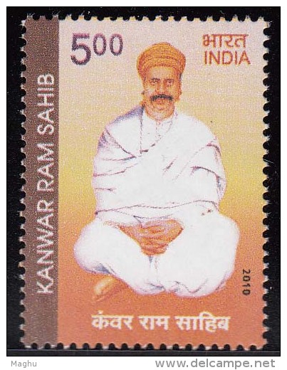 India MNH 2010, Kanwar Ram Sahib.  Sindhi Singer And Sufi Poet, - Neufs