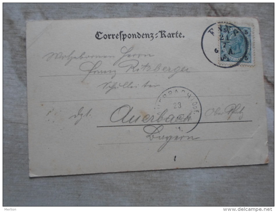 Austria  - ENNS - Sent To  Auerbach Opf. - PU 1901   D128028 - Enns