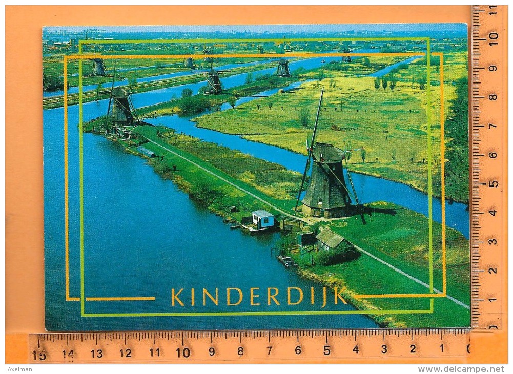 CPM, KINDERDIJK: Vue Aérienne - Kinderdijk