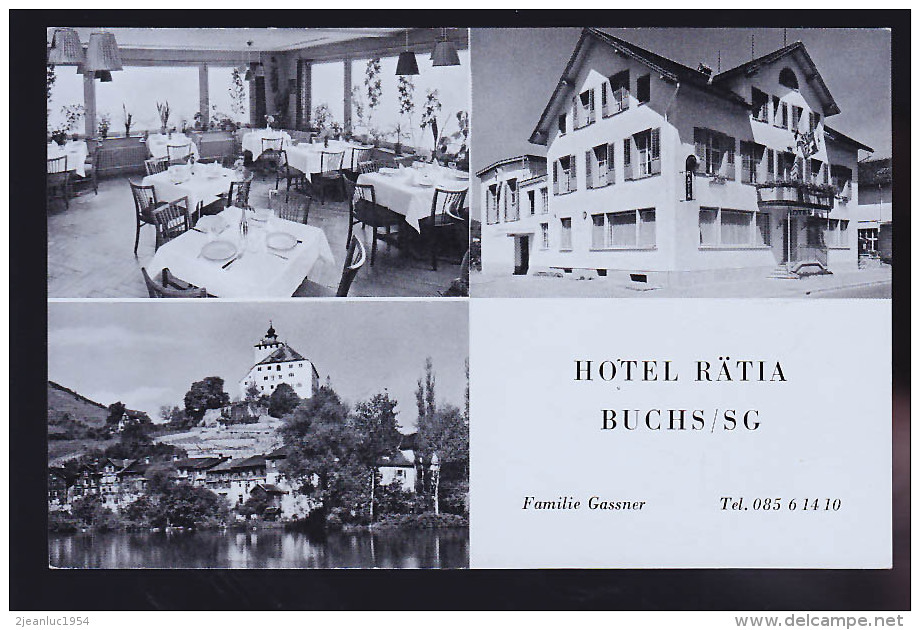 BUCHS HOTEL RATIA   PHOTO CARTE - Buchs