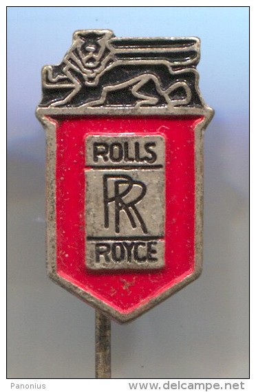 ROLLS ROYCE- Car, Auto,  Vintage Pin Badge - Sonstige & Ohne Zuordnung