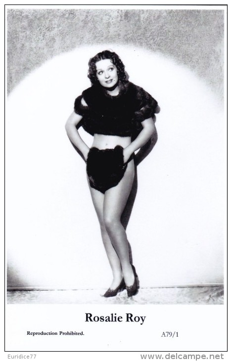 ROSALIE ROY - Film Star Pin Up - Publisher Swiftsure Postcards 2000 - Artistes