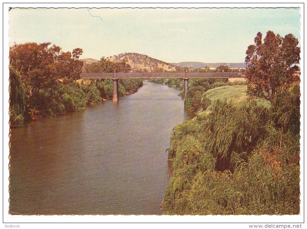 RB 1024 -  Australia New South Wales Postcard -  Macquarie River &amp; Bridge Wellington - Sonstige & Ohne Zuordnung