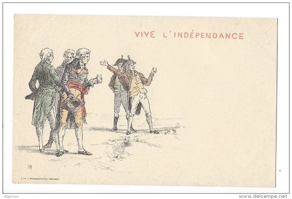 12036 -  Vive L'Indépendance Vaudoise  1798-1898 Litho - Autres & Non Classés