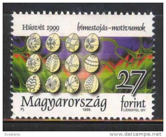 HUNGARY - 1999. Easter I./ Decorated Eggs MNH!! Mi 4526. - Ongebruikt