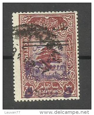 Grand Liban N°197 (surcharge Différente) Cote 30 Euros - Oblitérés