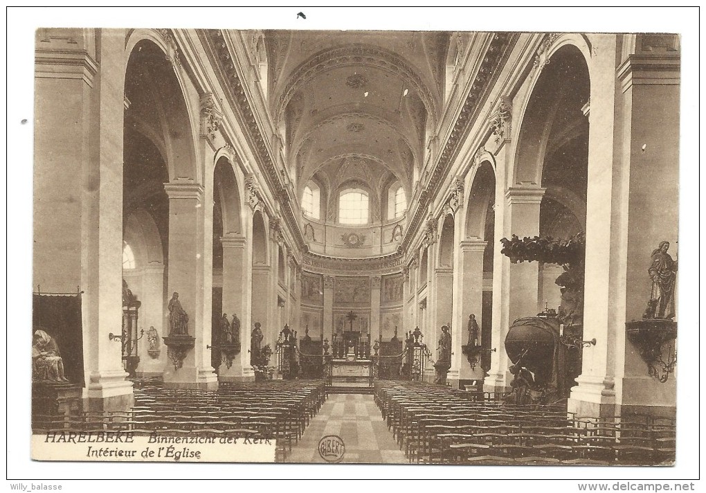 CPA - HARELBEKE - Intérieur De L'église - Binnenzicht Der Kerk  // - Harelbeke