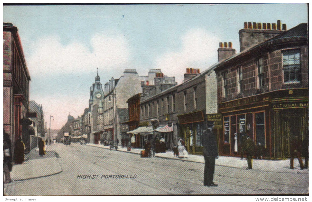 Scotland Midlothian PORTOBELLO High St Old Unused Postcard - Midlothian/ Edinburgh