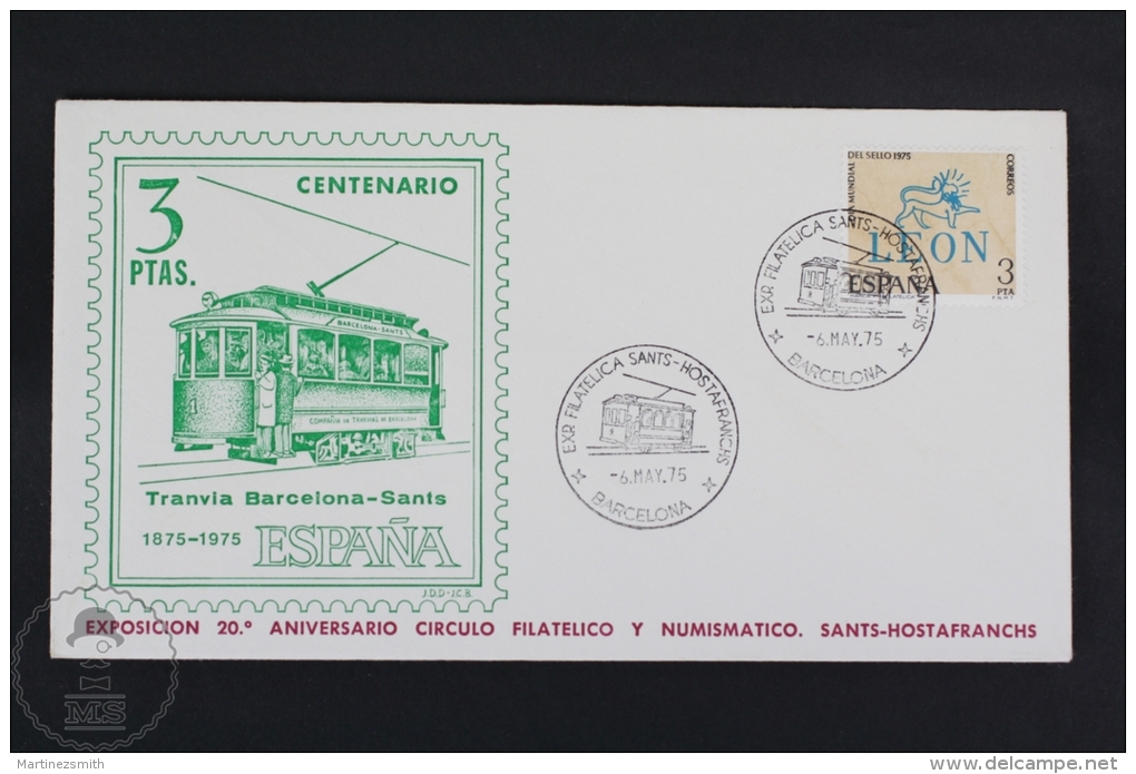 Tram Topic Cover - Centenary Barcelona - Sants Tramay 1875 - 1975 - Tramways