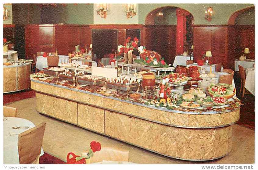 236757-Texas, San Antonio, Gunter Hotel, Smorgasbord Restaurant - San Antonio