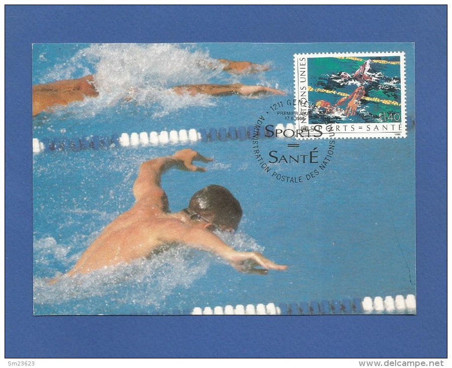 Vereinigte Nationen 1988 , Sports = Sante - Maximum Card - 17.6.1988 - - Cartes-maximum