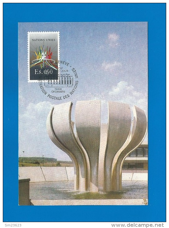 Vereinigte Nationen 1987 , Serie Ordinaire - Maximum Card - 30.1.1987 - - Maximum Cards