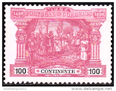 PORTUGAL -1898, (PORTEADO) 4º Centenário Descobrimento Caminho Marítimo P/ Índia. 100 R.  **MNH  MUNDIFIL  Nº 5 - Neufs