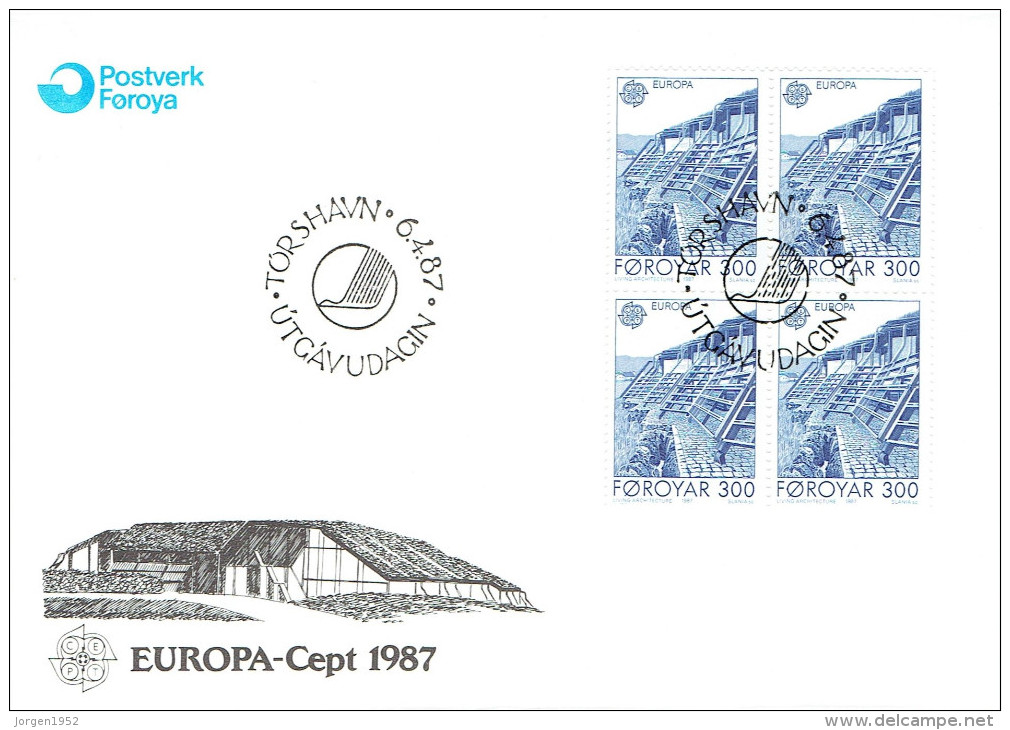 FAROE ISLANDS # FDC FROM YEAR 1987 - Faroe Islands