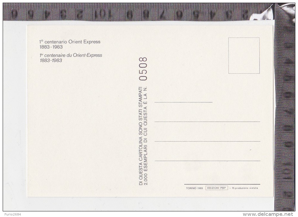 C-31825 1'' CENTENARIO ORIENT EXPRESS 1883 1983 - Manifestazioni