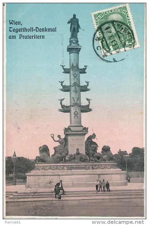 AUTRICHE - WIEN - Tegetthoff Denkmal Am Prateritern - Autres & Non Classés