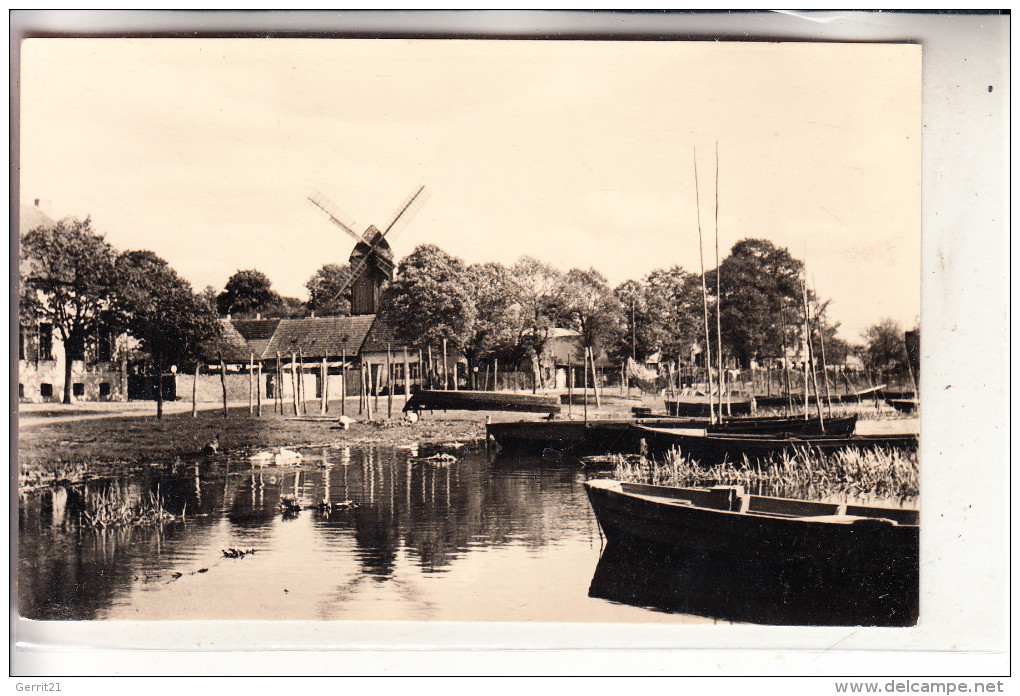 0-1512 WERDER, Mühlenblick, Windmühle, 1961 - Werder