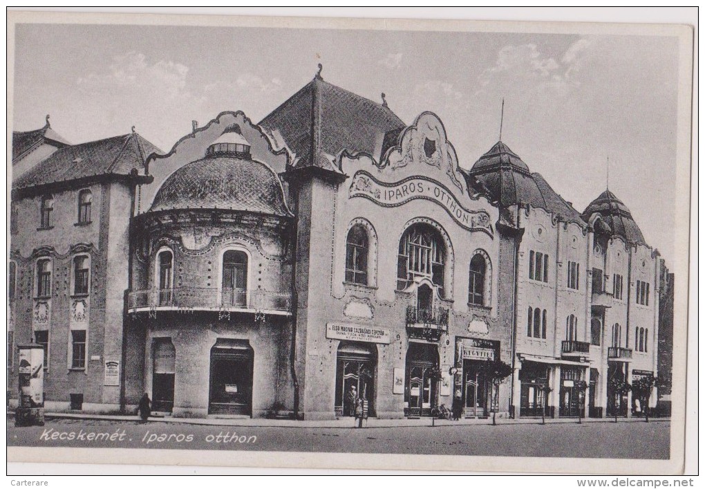 HONGRIE EN 1934,MAGYARORSZAG,HUNGARY ,KECSKEMET,IPAROS OTTON,magasin,grand Alfold,bacs Kiskun - Hungría