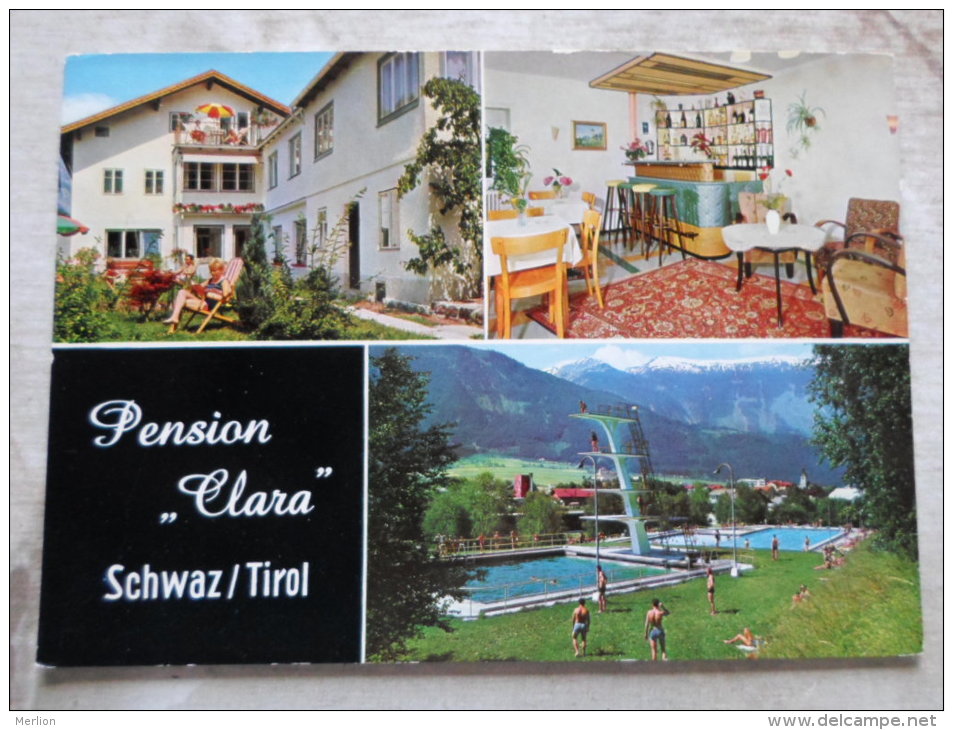 Austria -Tirol  - SCHWAZ - Pension Clara   1965     D128081 - Schwaz