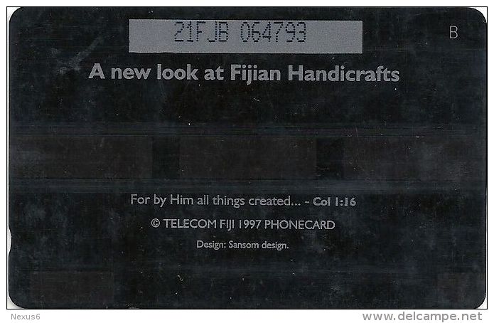 Fiji - Cannibal Forks, 21FJB, 1997, 200.000ex, Used - Fidschi