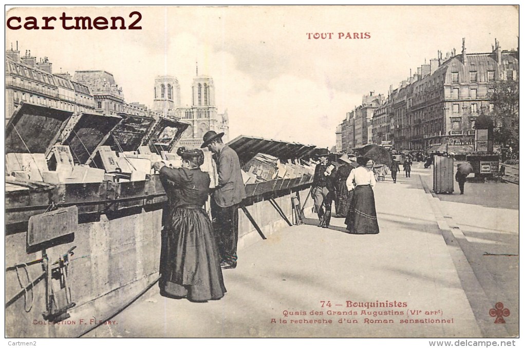 TOUT PARIS LES BOUQUINISTES QUAIS DES GRANDS BOULEVARDS LIBRAIRE METIER 75 - Petits Métiers à Paris