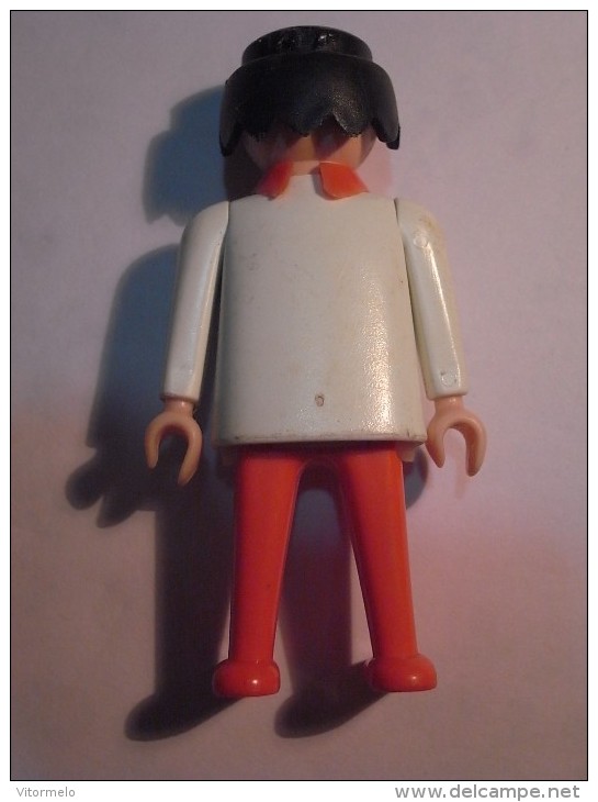 1 FIGURINE FIGURE DOLL PUPPET DUMMY TOY IMAGE POUPÉE - MAN TEXACO PLAYMOBIL GEOBRA 1974 - Playmobil