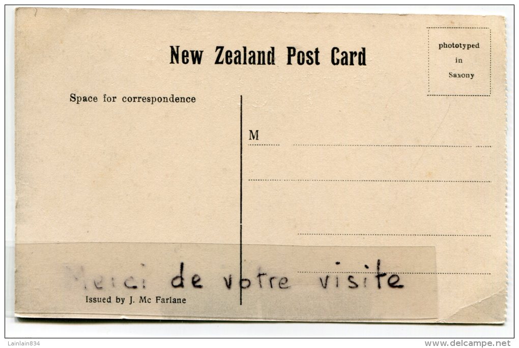 - New Zeland - Maoris Washing - Rotorua - Non écrite, Peu Courante, Splendide, E. Le Grice Photo, TBE, Scans. . - New Zealand