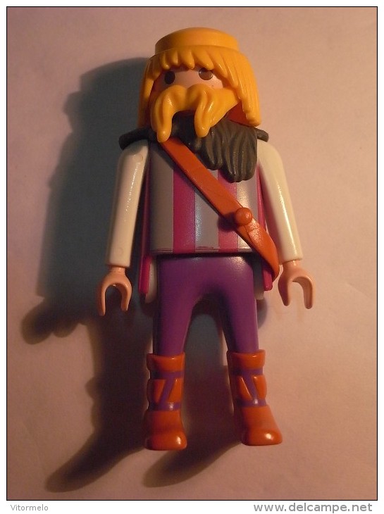 1 FIGURINE FIGURE DOLL PUPPET DUMMY TOY IMAGE POUPÉE - MAN VIKING PLAYMOBIL GEOBRA 2002 - Playmobil