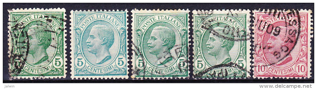 ITALIE 1906 YT N° 76 Et 77 Obl. - Gebraucht