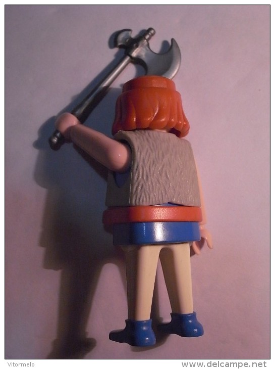 1 FIGURINE FIGURE DOLL PUPPET DUMMY TOY IMAGE POUPÉE - MAN VIKING PLAYMOBIL GEOBRA 1993 - Playmobil