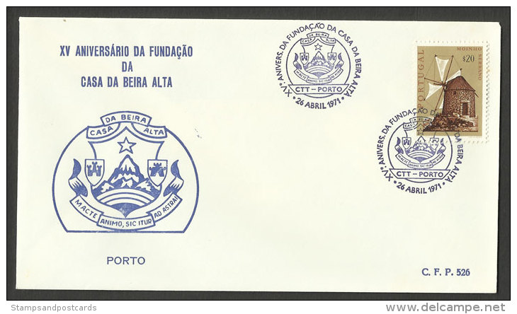 Portugal Cachet Commemoratif Maison De Beira Alta Porto 1971 Oporto Event Postmark - Flammes & Oblitérations