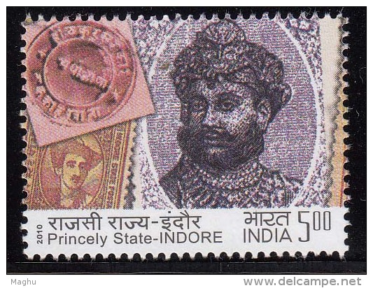 India MNH 2010,  Indian Princely States Postage Stamps, Indore, Stamp On Stamp, Philately - Neufs