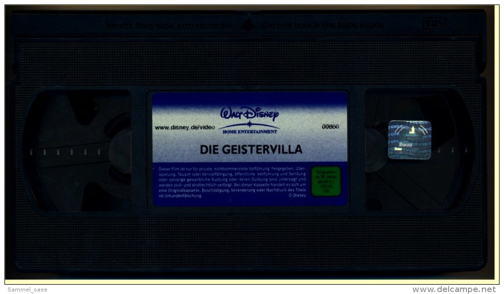 VHS Video  -  Die Geistervilla  -  Mit : Eddie Murphy, Terence Stamp, Jennifer Tilly, Wallace Shawn  -  Von 2004 - Horreur