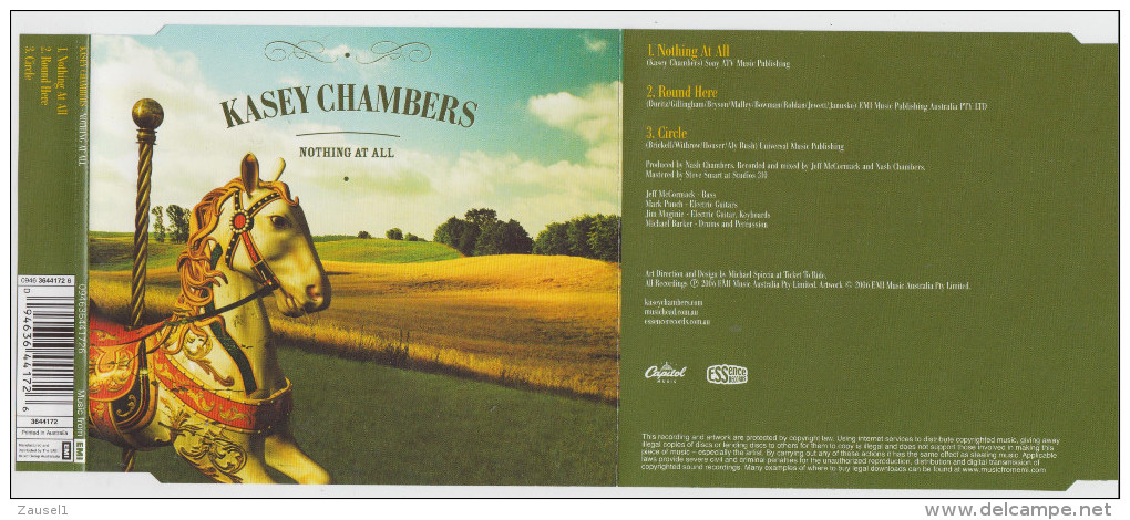 Kasey Chambers - Nothing At All - Original CD - 3 Titel - Country & Folk
