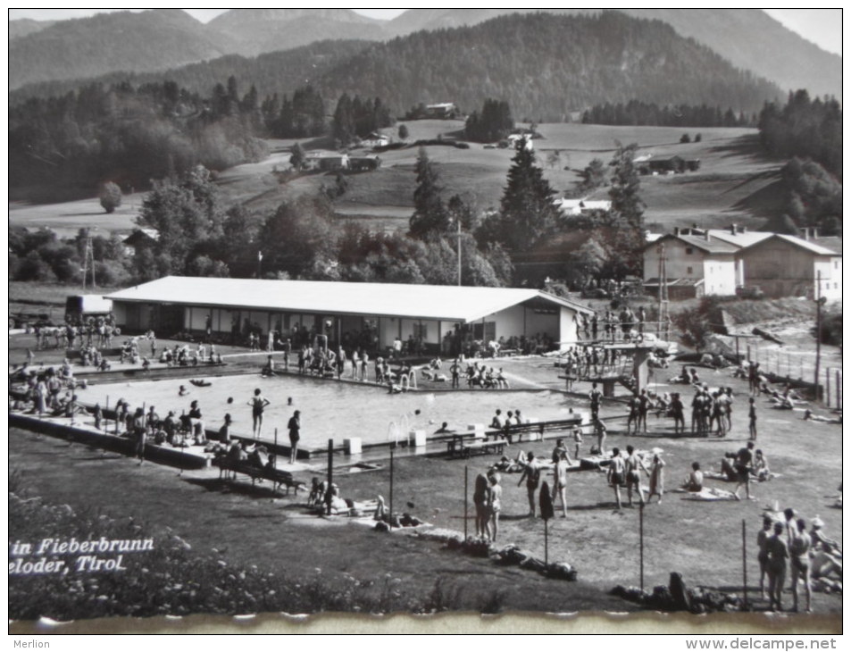 Austria -  Tirol -  Fieberbrunn  - Schwimmbad   -gegen Wildseeloder 1963   D128099 - Fieberbrunn