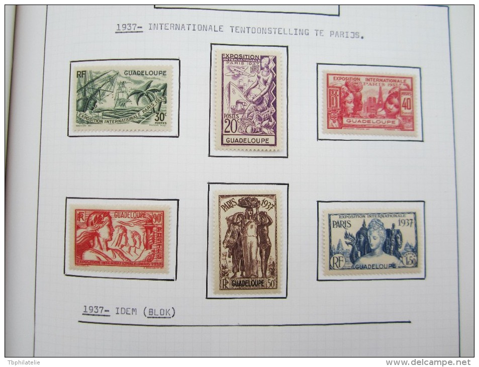 VEND BEAU LOT DE TIMBRES DE GUADELOUPE SUR 10 F.A. !!!! (b) - Other & Unclassified