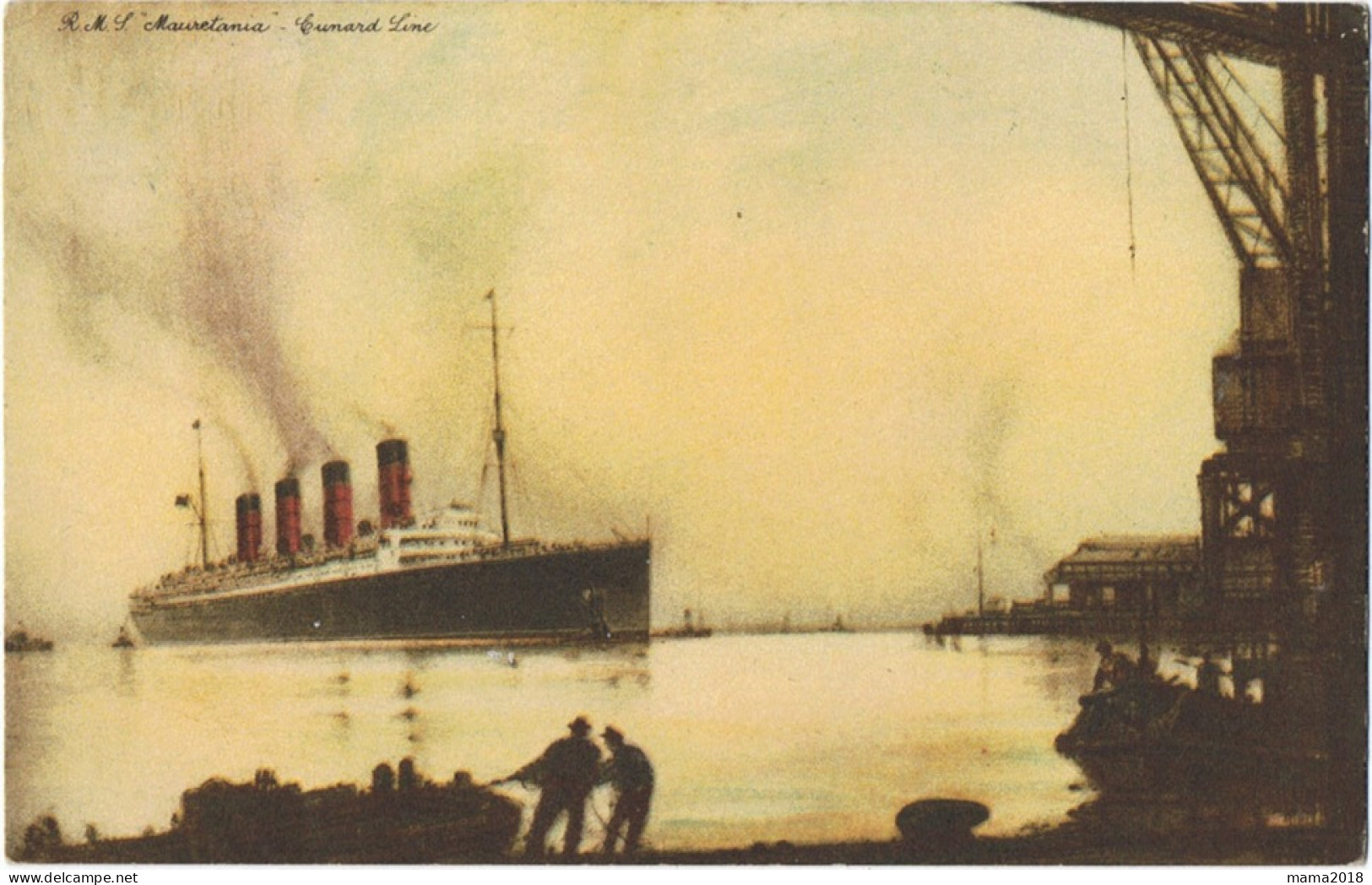 RmS  Mauretania   Gunard Line   1929 - Dampfer