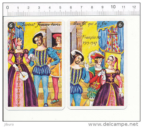 Citation Historique :  Souvent Femme Varie, Bien Fol Qui S'y Fie / François Ier / Roi Costumes Renaissance / IM 126-28/3 - Autres & Non Classés