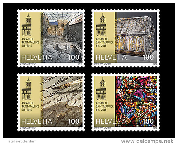 Zwitserland / Suisse - Postfris / MNH - Complete Set Abdij Van Saint-Maurice 2015 NEW!! - Unused Stamps