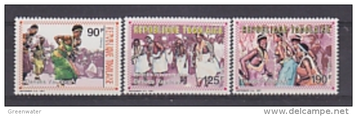 Togo 1992 Voodoo Dances 3v ** Mnh (20139) - Togo (1960-...)