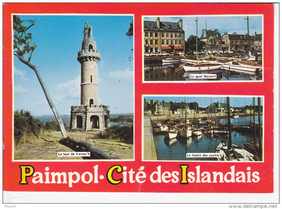 PAIMPOL (Côtes D´Armor-22), Cité Des Islandais, Tour Kerroc'h, Quai Morand, Bassin Des Yachts, Ed. Artaud - Paimpol